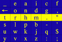 An image of a row-column highlight grid